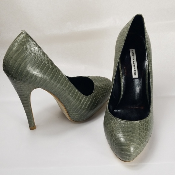 kathryn amberleigh Shoes - Kathryn Amberleigh Snakeskin  Heels